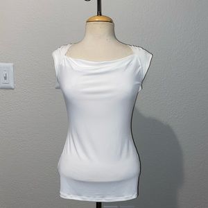 Cream Express sleeveless top